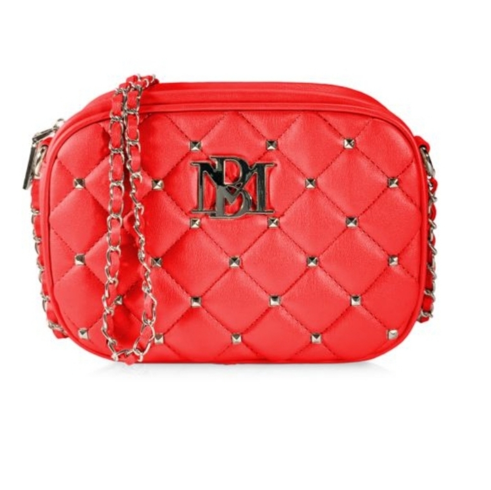 NWT Badgley Mischka Stud crossbody camera Bag